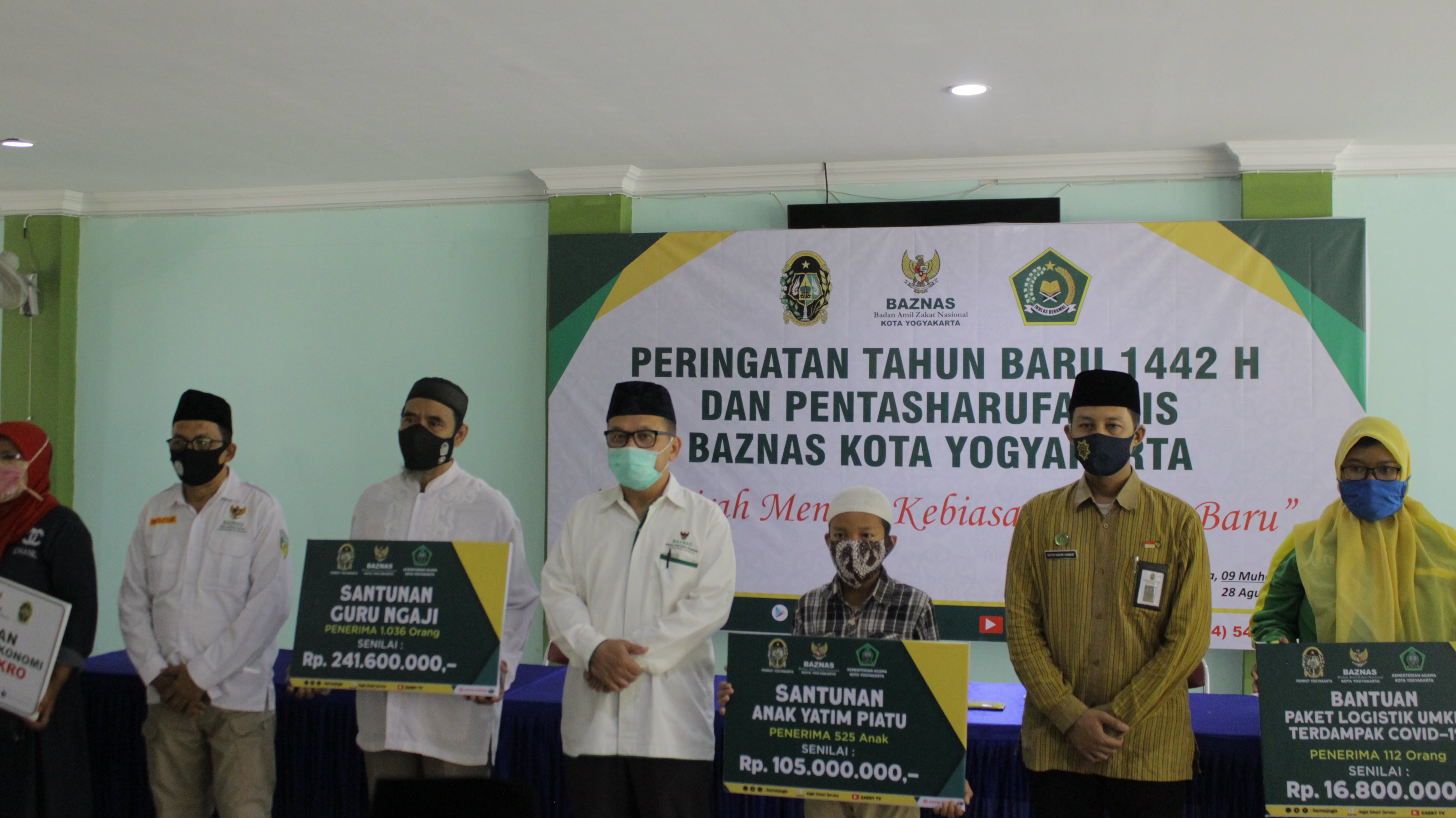 Baznas Kota Yogyakarta Peringati Tahun Baru Hijriyah Baznas Kota Yogyakarta Salurkan Bantuan Zis Sebesar 600 Juta