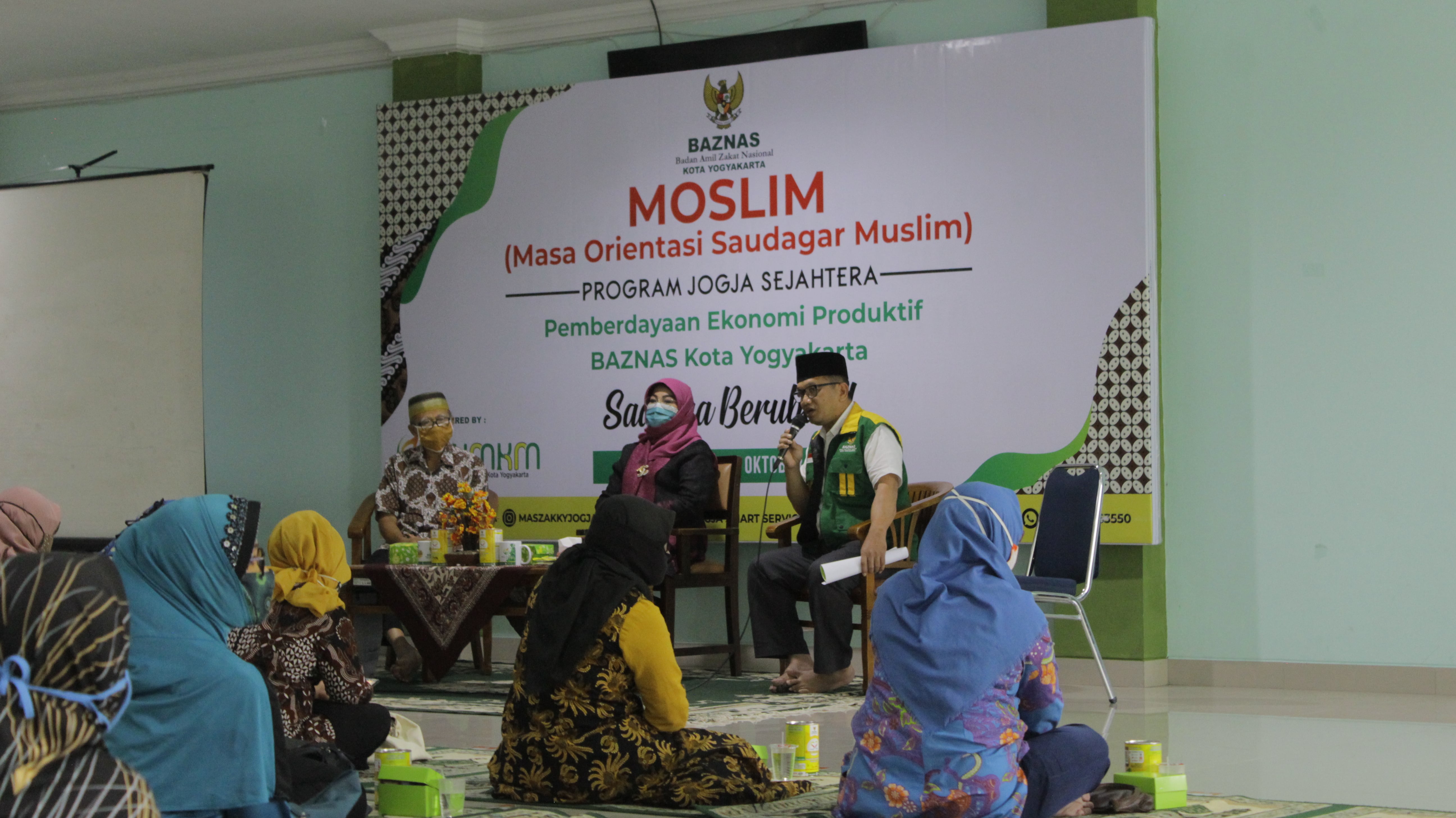 Berikan Motivasi kepada Pelaku UMKM Terdampak Covid-19, BAZNAS Kota Yogyakarta selenggarakan Kegiatan MOSLIM