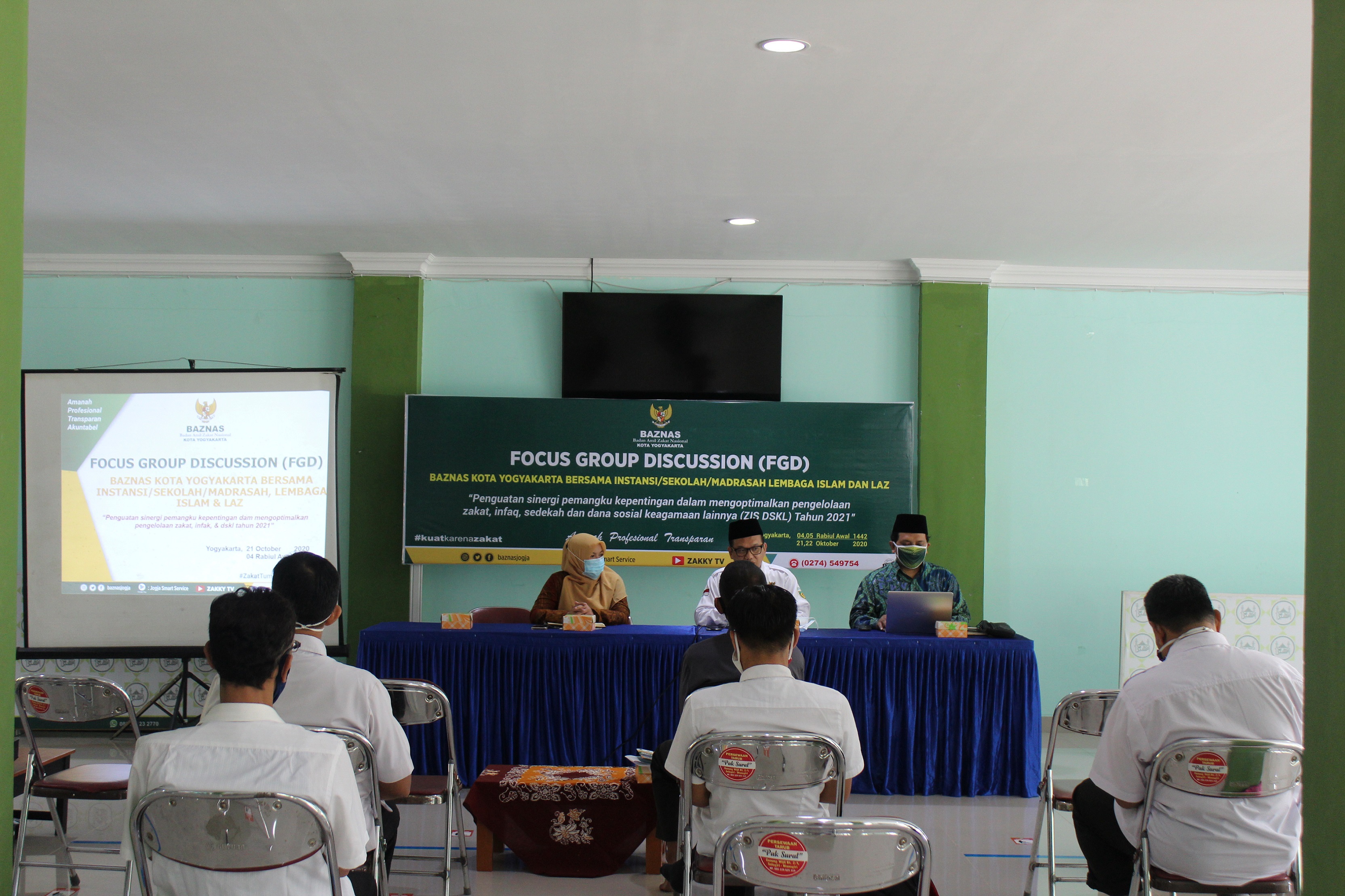 BAZNAS Kota Yogyakarta Selenggarakan FGD dalam Optimalisasi ZIS & DSKL Tahun 2021