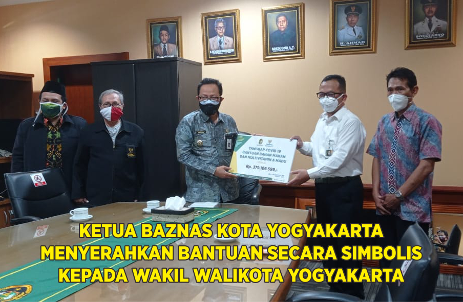 BAZNAS KOTA YOGYAKARTA SELAMA PPKM  MENYALURKAN BANTUAN LEVIH DARI 5000 PAKET.