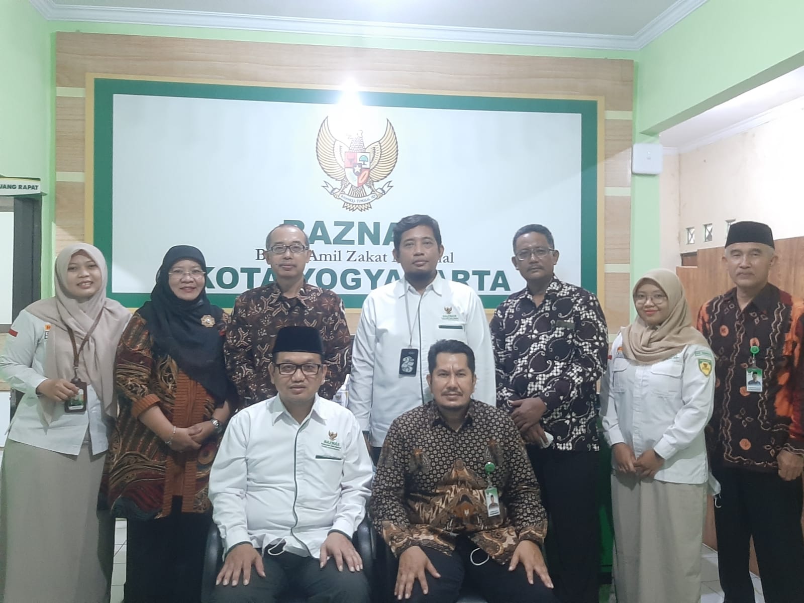 BAZNAS KOTA YOGYAKARTA TERIMA TIM PENDAMPINGAN AUDIT SYARIAH DAN AKREDITASI KANWIL KEMENAG DIY