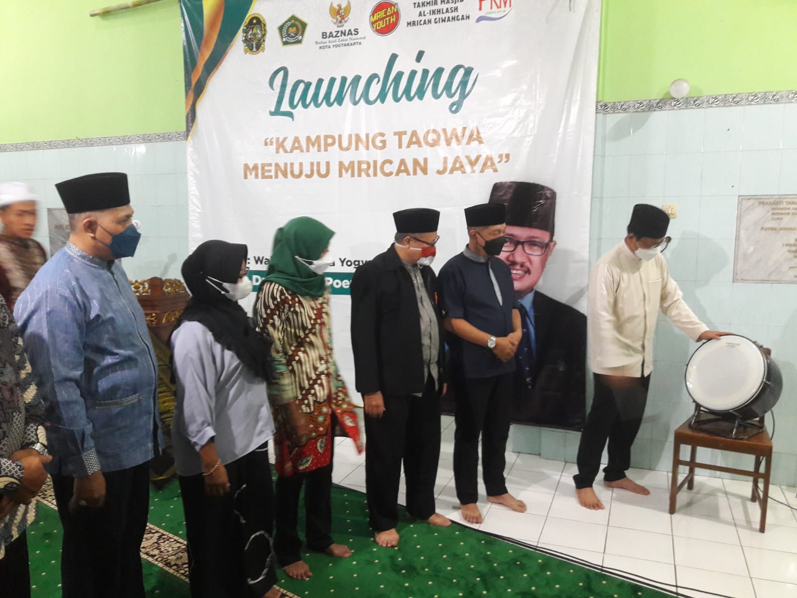 WAKIL WALIKOTA YOGYAKARTA RESMIKAN PROGRAM ZCD KAMPUNG MRICAN TAQWA BAZNAS KOTA YOGYAKARTA