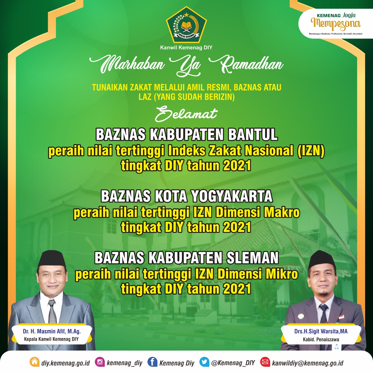 BAZNAS KOTA YOGYAKARTA - BAZNAS KOTA YOGYAKARTA TERUJI TERBUKTI