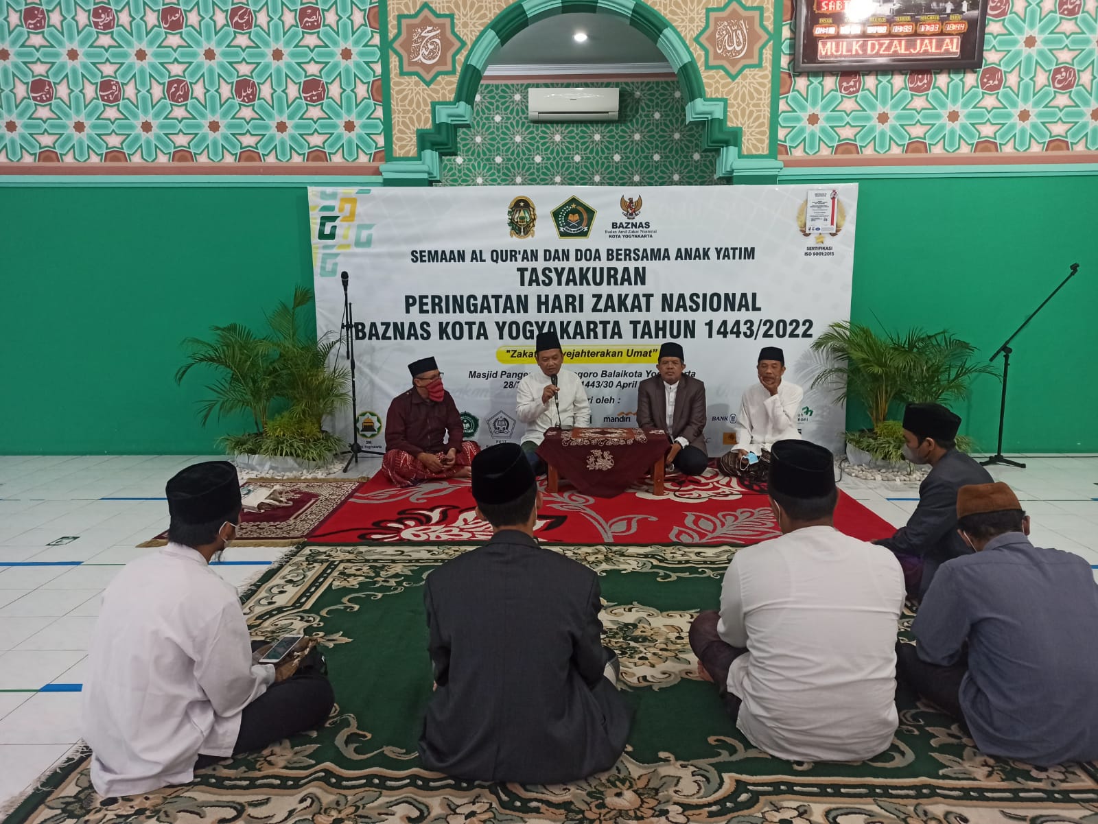 KETUA BAZNAS KOTA YOGYAKARTA BUKA SEMAAN AL QUR'AN DALAM RANGKA PERINGATAN HARI ZAKAT NASIONAL 1443/2022