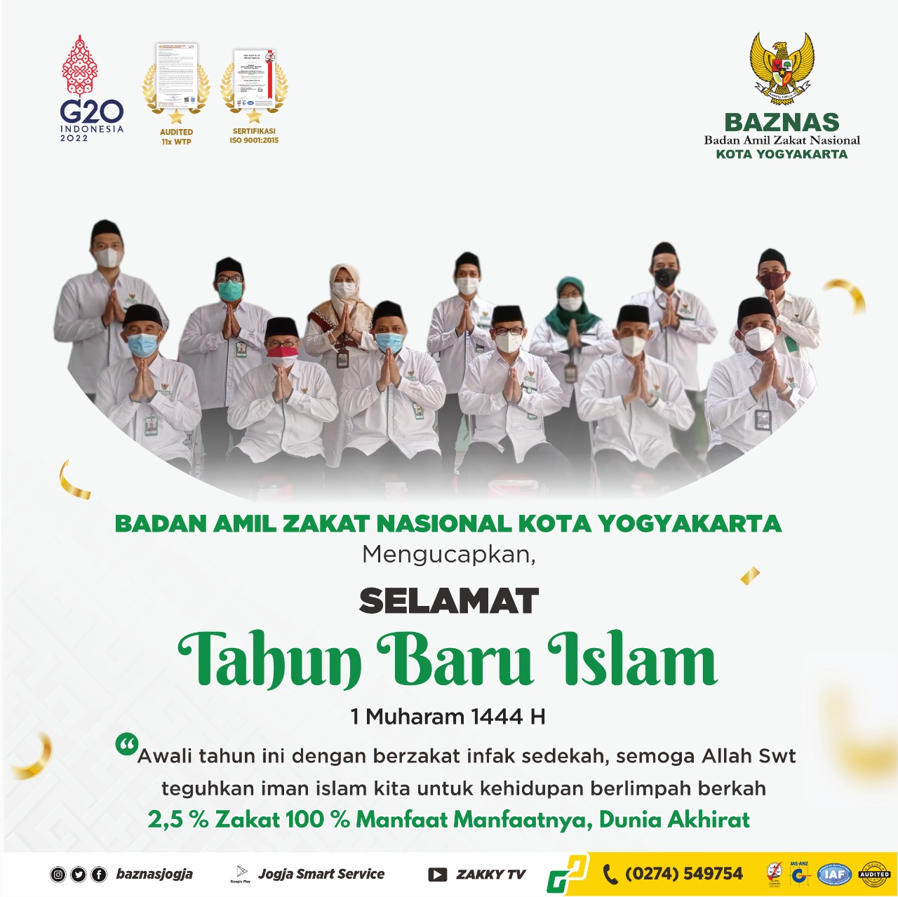 BAZNAS KOTA YOGYAKARTA TAHUN 1430 H - 1443 H