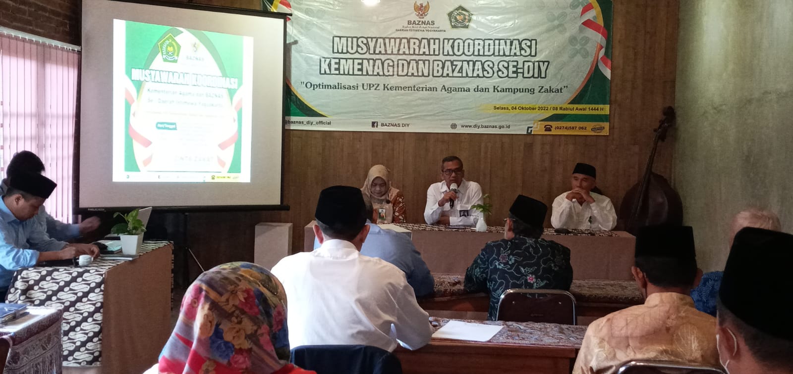 BAZNAS KOTA YOGYAKARTA IKUTI MUSYKOORD KEMENAG DAN BAZNAS SE-DIY