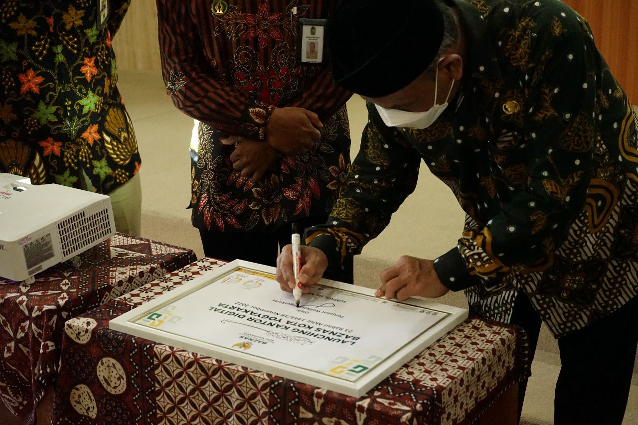 PJ WALIKOTA YOGYAKARTA LAUNCHING KANTOR DIGITAL BAZNAS KOTA YOGYAKARTA