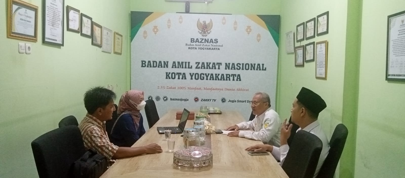 BAZNAS KOTA YOGYAKARTA MENJADI LABOLATORIUM  MAHASISWA DALAM MEMPERDALAM ILMU