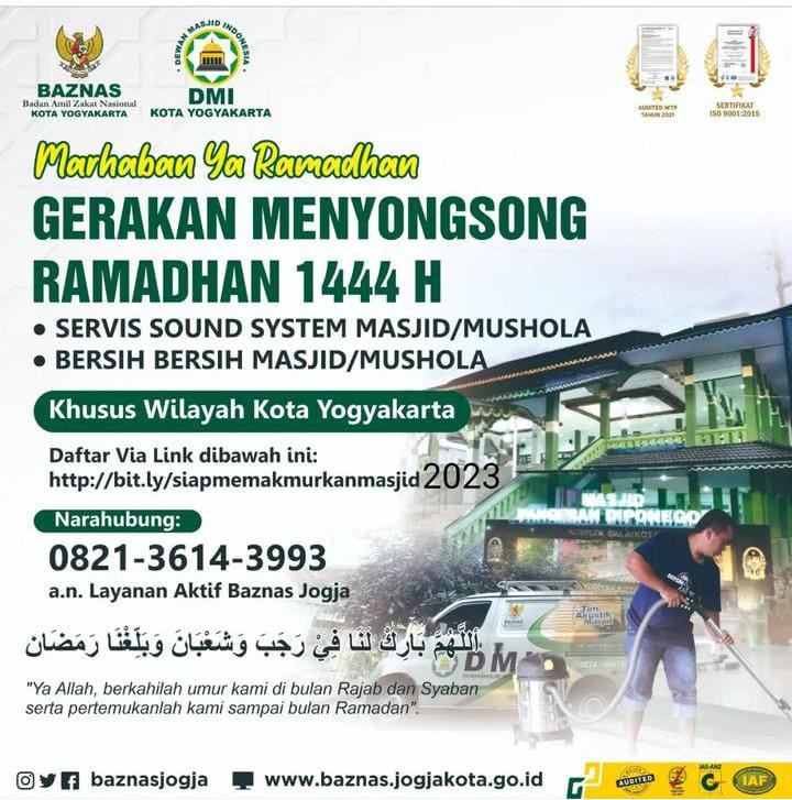 Alhamdulillah, ghiroh menyambut Ramadhan 1444 sangat marak.