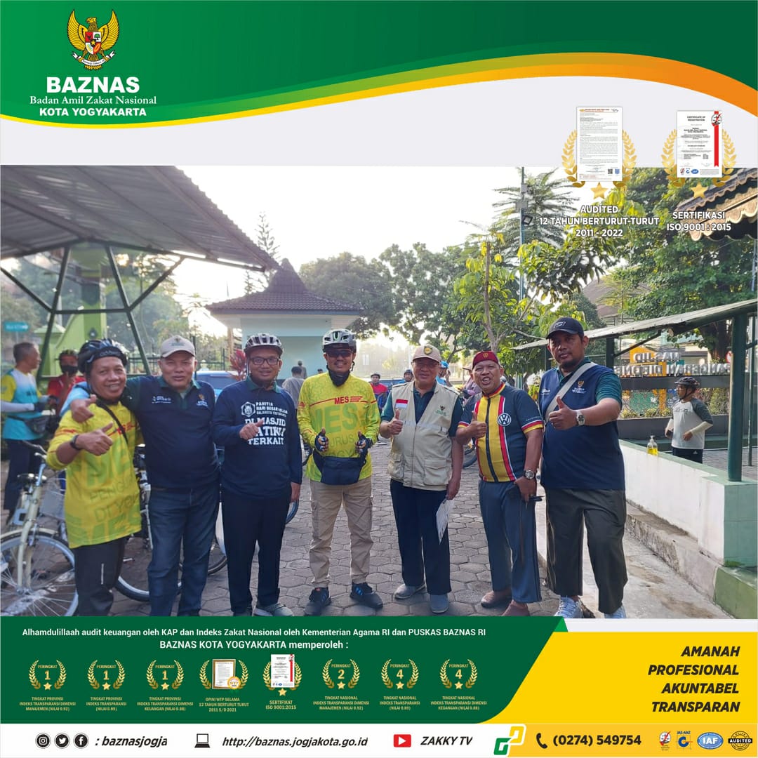 GOWES UKHUWAH BAZNAS KOTA YOGYAKARTA, MES, IAEI, ICMI DAN ASBISINDO