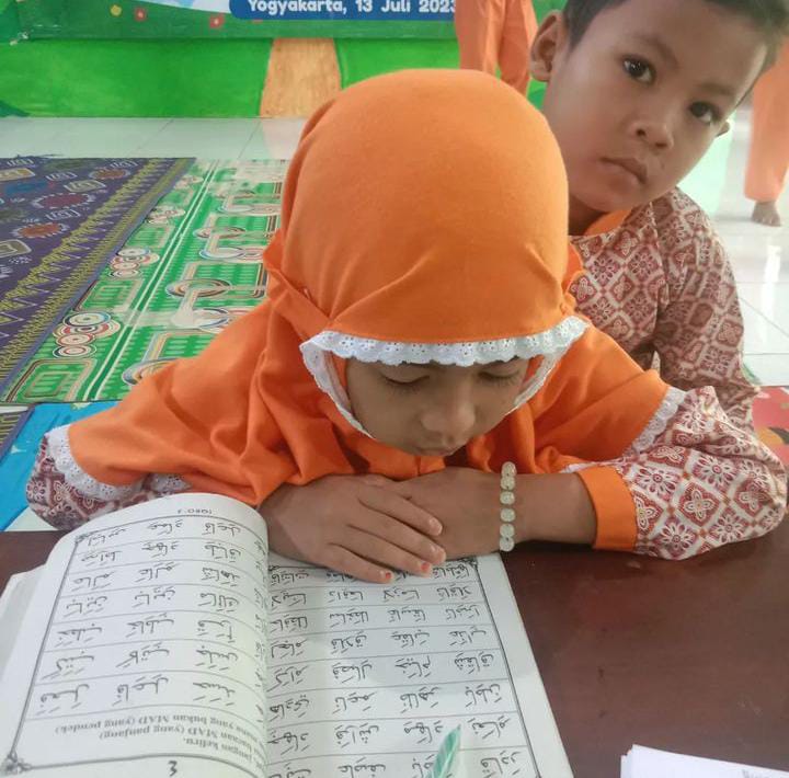 MADRASAH AL QUR'AN (MDA) BAZNAS KOTA YOGYAKARTA DI RAUDHATUL ATHFAL (RA) AL HUDA KOTA YOGYAKARTA