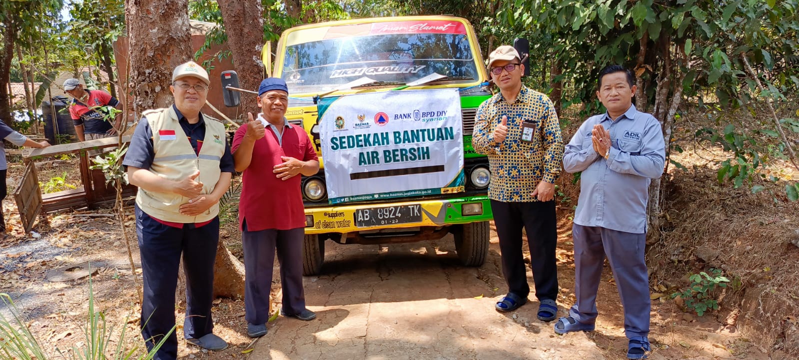 BAZNAS KOTA YOGYAKARTA SALURKAN AIR BERSIH KE WILAYAH KAPANEWON DLINGO BANTUL