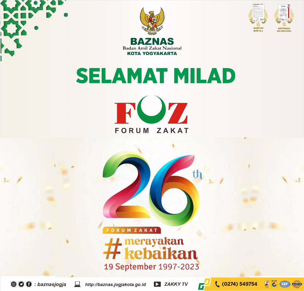 MILAD FORUM ZAKAT ( FOZ )