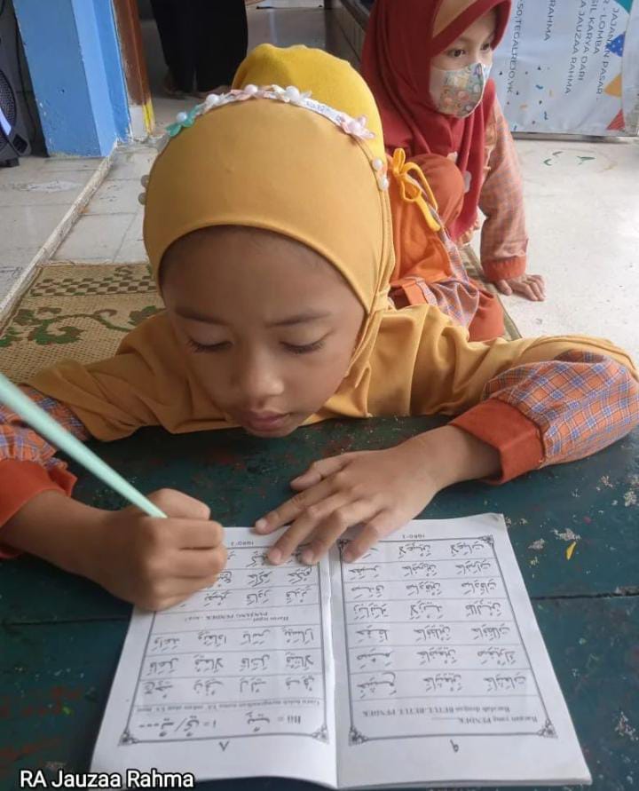 MADRASAH AL QUR'AN (MDA) BAZNAS KOTA YOGYAKARTA DI RAUDHATUL ATFAL (RA) JAUZA RAHMI