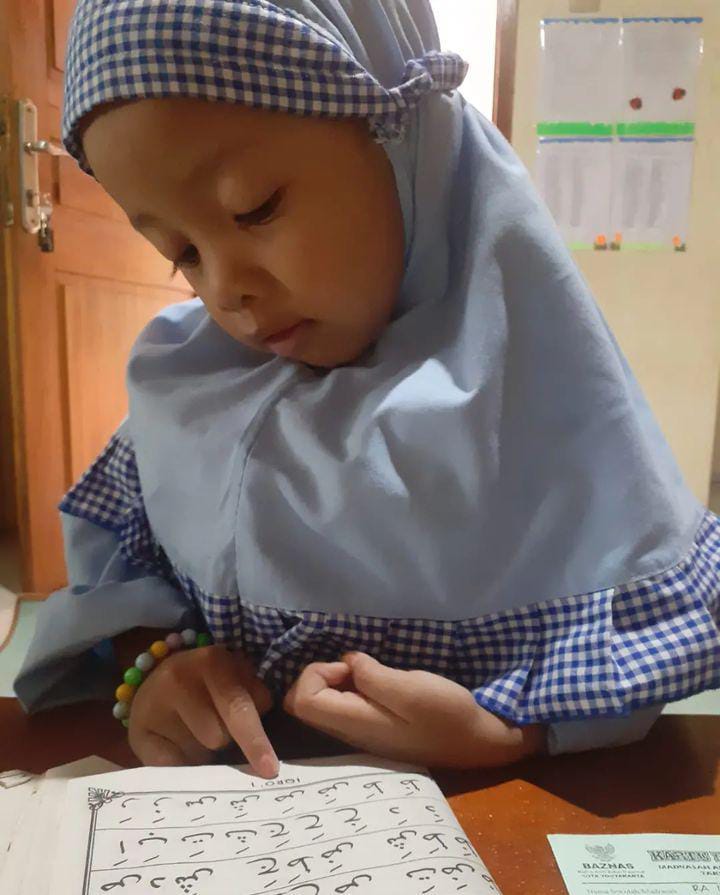 MADRASAH AL QUR'AN (MDA) BAZNAS KOTA YOGYAKARTA DI RAUDLATUL ATHFAL (RA) TAMAN CENDEKIA KOTA YOGYAKARTA