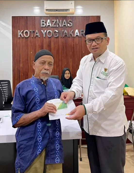 BAZNAS Kota Yogyakarta Bagikan Bisyaroh Marbot Masjid Senilai Rp.136.000.000