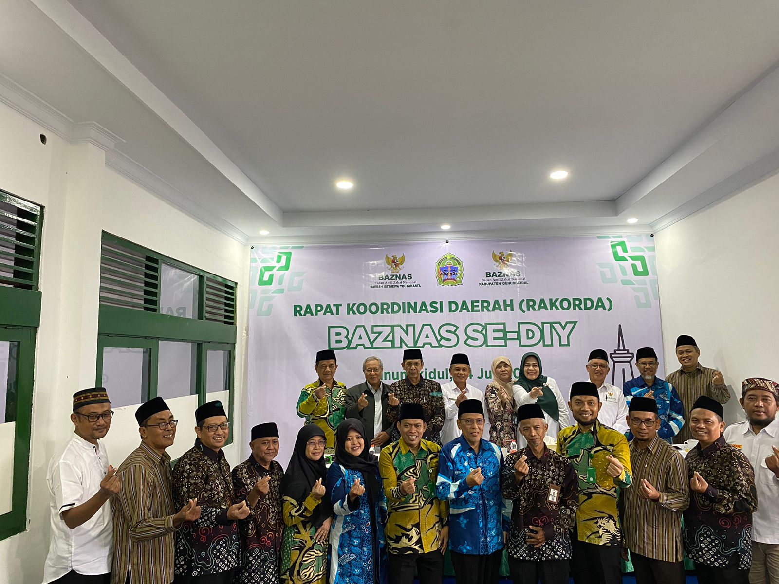 Realisasi Penerimaan Dan Pentasharufan ZIS DSKL BAZNAS Kota Yogyakarta Semester I/2024 Menduduki Peringkat Tertinggi se-DIY