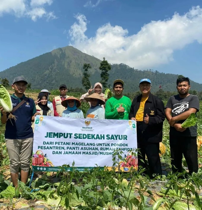 BAZNAS Kota Yogyakarta Nglarisi Lebih Dari 9 Ton Sayuran Petani Magelang