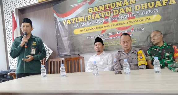 UPZ Kemantren Mantrijeron Serahkan Bantuan Bagi Yatim/Dhuafa