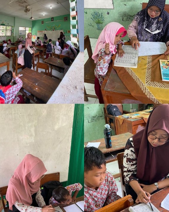 Khusuk dan Khidmat Ananda Sholeh Sholehah Siswa SD Negeri Bener Kota Yogyakarta, Mengikuti Belajar Membaca huruf Al Qur'an Metode Iqra, Program Madrasah Al Qur'an (MDA) BAZNAS Kota Jogja