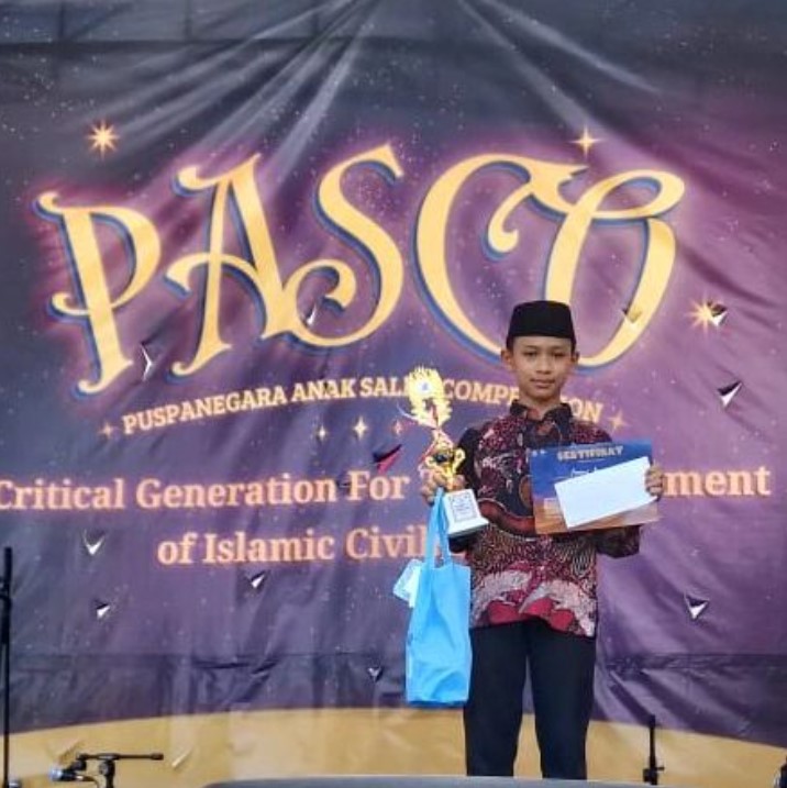 Amirul Azzam, Kader Hafidz BAZNAS Kota Jogja Raih Juara 1 Lomba Adzan Tingkat SMP/MTs se-DIY