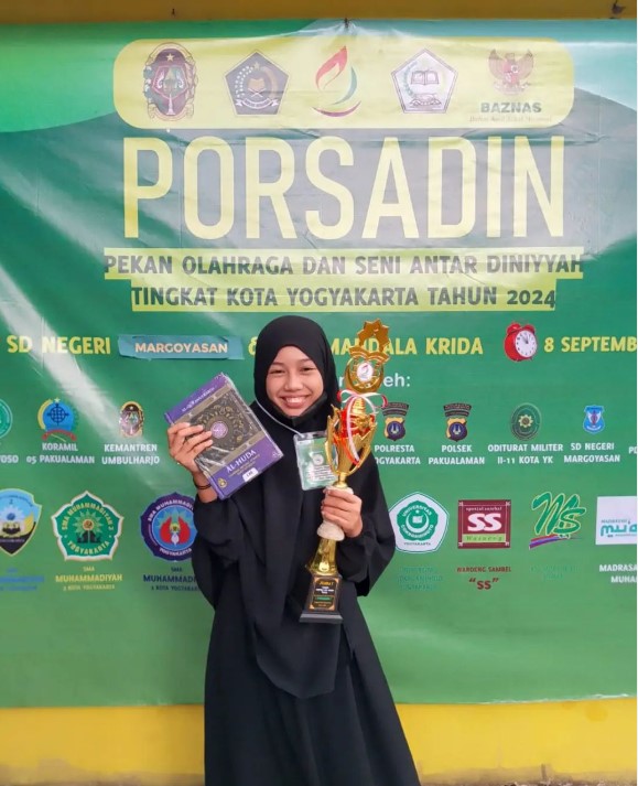 Qairin Nuha Biidznillah, Kader Hafidz BAZNAS Kota Jogja Raih Juara 1 Musabaqah Tahfidz Juz Amma