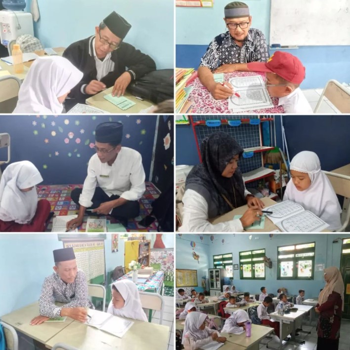 Khusuk dan khidmat ananda sholeh sholehah siswa SD Negeri Tahunan Yogyakarta