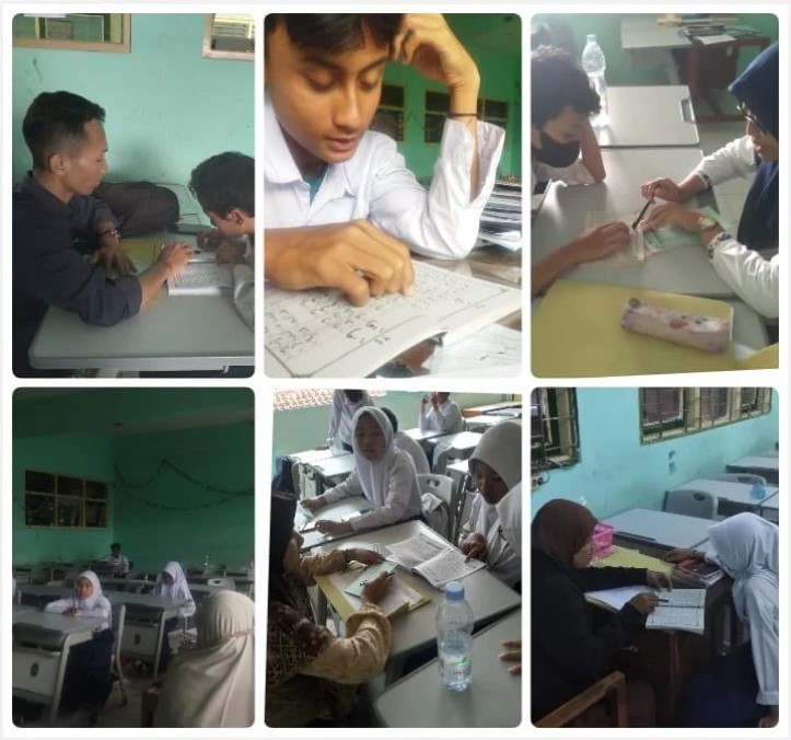 Khusuk dan Khidmat Ananda Sholeh Sholehah Siswa SMP Negeri 13 Yogyakarta