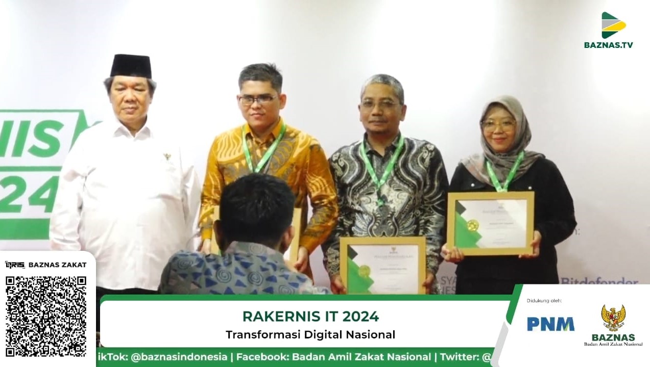 BAZNAS Kota Yogyakarta Raih Penghargaan Terbaik Nasional Optimalisasi Kantor Digital