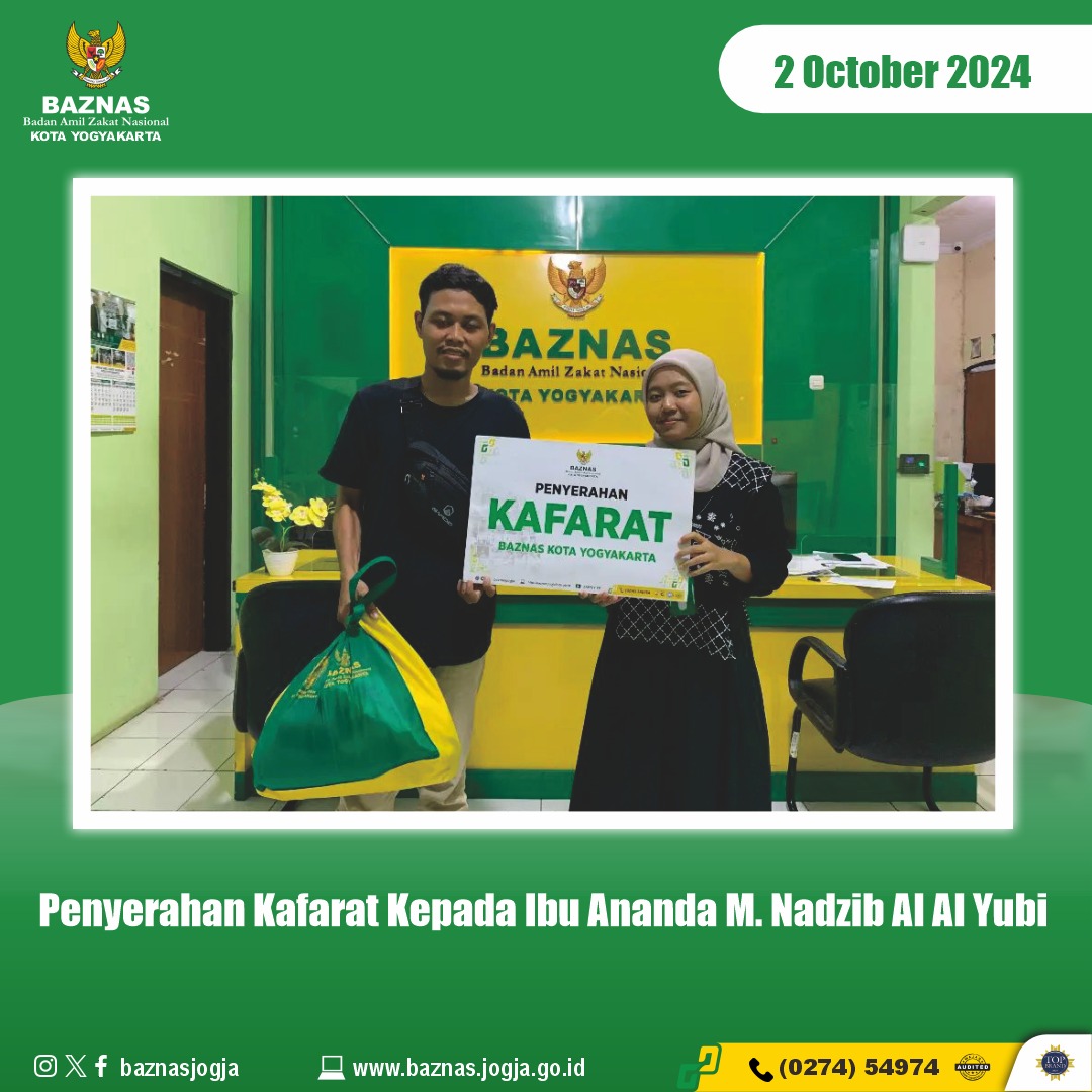 Alhamdulillah, Kafarat Sudah Tersampaikan Ke Yang Berhak Mendapatkan