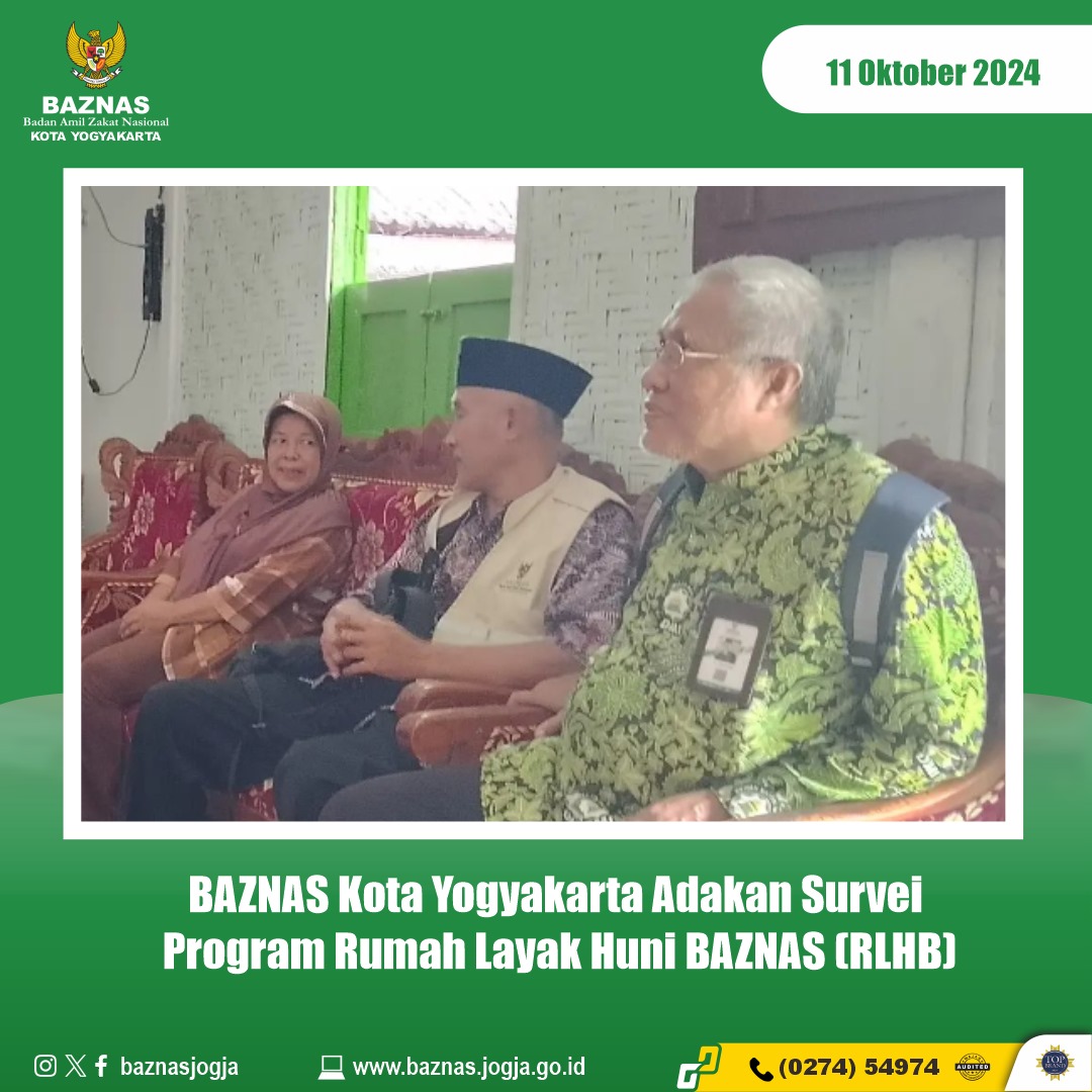 BAZNAS Kota Yogyakarta Adakan Survei Program Rumah Layak Huni BAZNAS (RLHB)