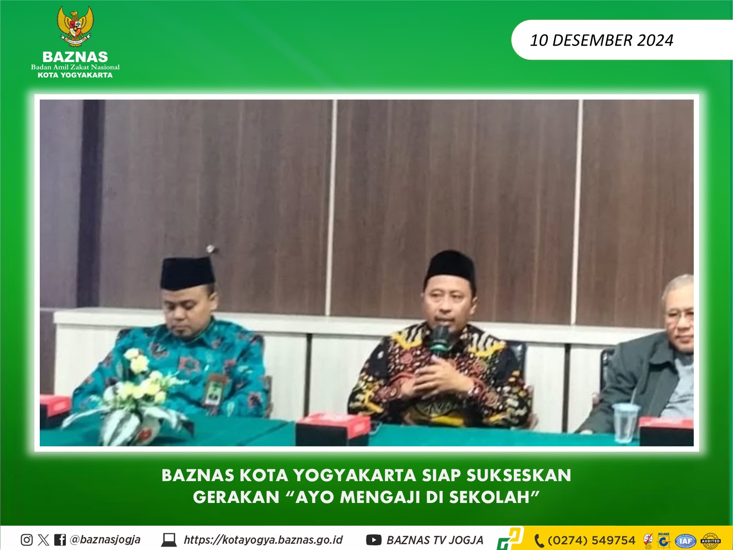 BAZNAS Kota Yogyakarta Siap Sukseskan 