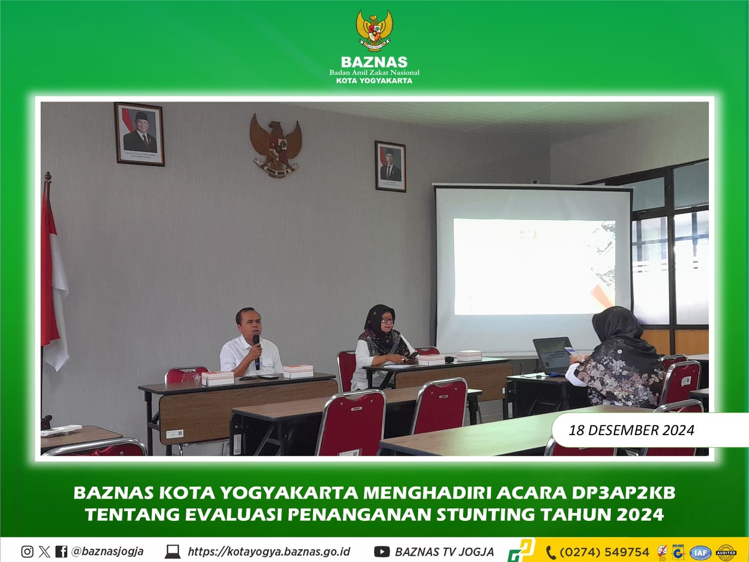 BAZNAS Kota Yogyakarta Aktif Berperan dalam Evaluasi Penanganan Stunting